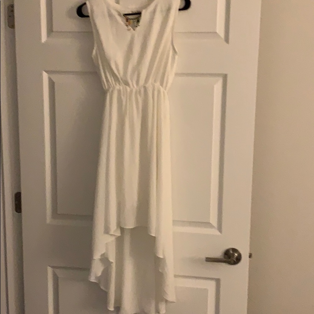 White Hi-Lo Dress (new)